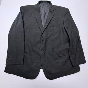 Jos. A.Bank 1905 Tailored Fit Grey Glen Plaid Blazer Sport Coat brrr Comfort 52R